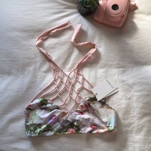 San Lorenzo High-Neck Top, Rose Quartz, Size M